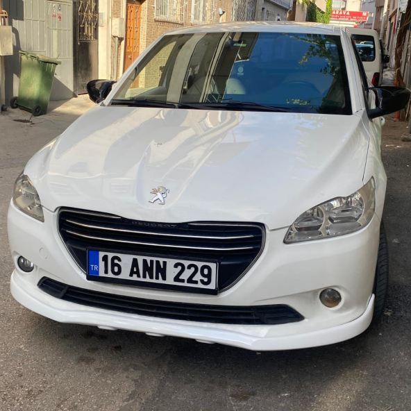 Sts Oto Aksesuar Peugeot 301 2012-2019 Batman Yarasa Ayna Kapağı Piano Black Abs Plastik - 5