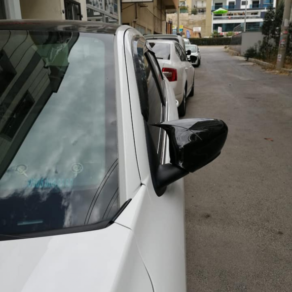 Sts Oto Aksesuar Peugeot 301 2012-2019 Batman Yarasa Ayna Kapağı Piano Black Abs Plastik - 6