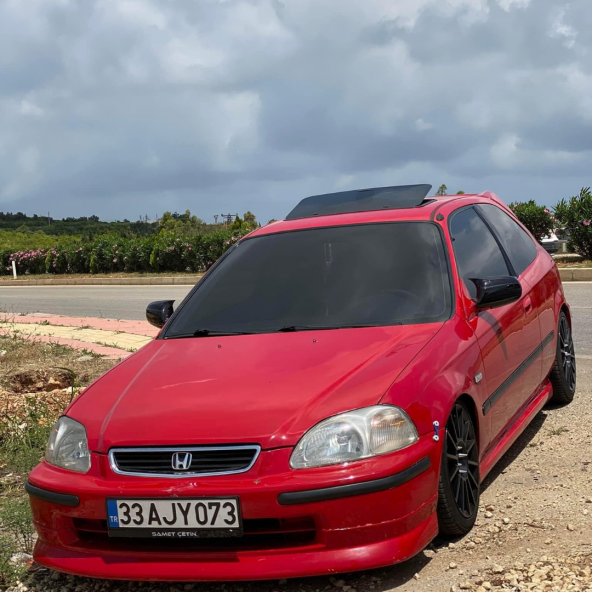 Sts Oto Aksesuar Honda Civic Ies Ek 1996-2000 Batman Yarasa Ayna Kapağı - 2