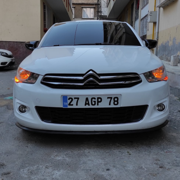 Sts Oto Aksesuar Citroen C Elysee 2012-2019 Batman Yarasa Ayna Kapağı Piano Black Abs Plastik - Resim 5