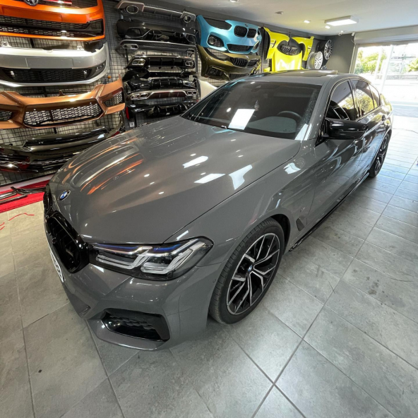 Sts Oto Aksesuar Bmw G30 5 Serisi Batman Yarasa Ayna Kapağı Piano Black Abs Plastik - 2