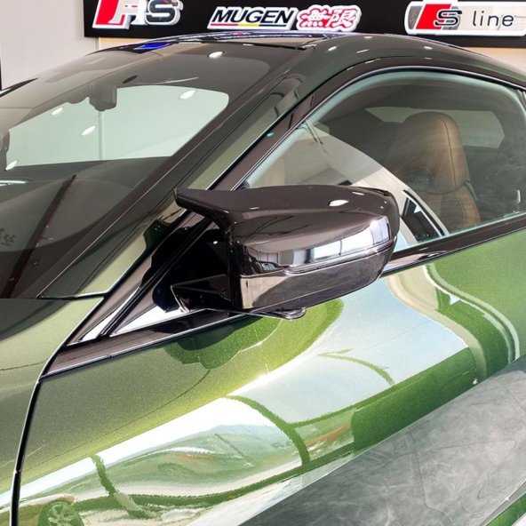 Sts Oto Aksesuar Bmw G30 5 Serisi Batman Yarasa Ayna Kapağı Piano Black Abs Plastik - 3