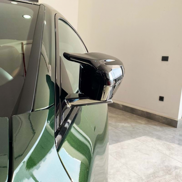 Sts Oto Aksesuar Bmw G30 5 Serisi Batman Yarasa Ayna Kapağı Piano Black Abs Plastik - 5