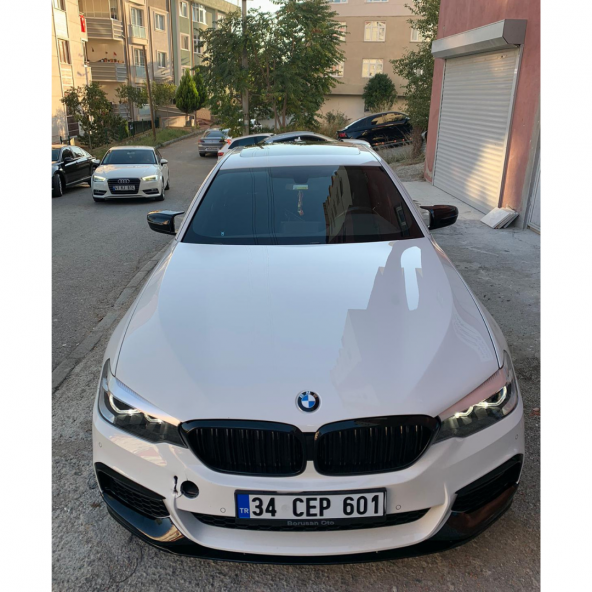 Sts Oto Aksesuar Bmw G30 5 Serisi Batman Yarasa Ayna Kapağı Piano Black Abs Plastik - 7