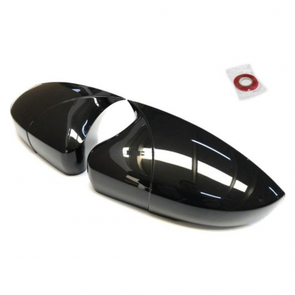 Sts Oto Aksesuar Bmw G30 5 Serisi Batman Yarasa Ayna Kapağı Piano Black Abs Plastik - 8