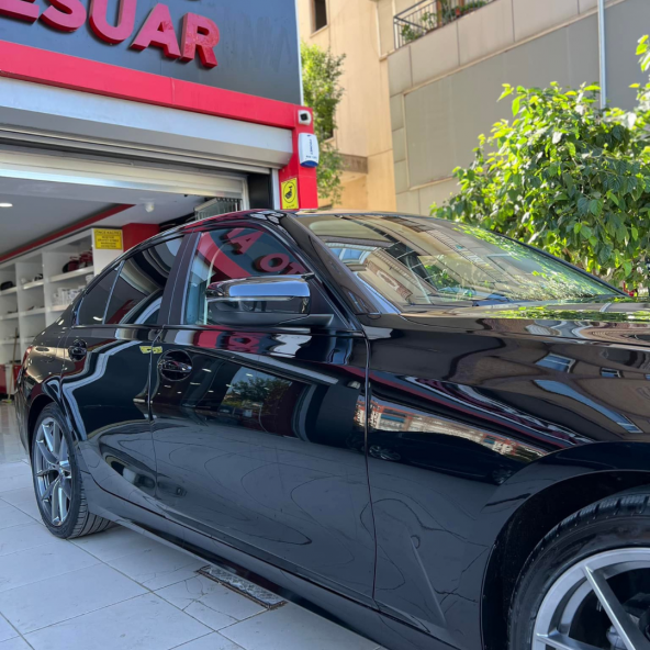 Sts Oto Aksesuar Bmw G20 3 Serisi Batman Yarasa Piano Black Abs Plastik Ayna Kapağı - 4