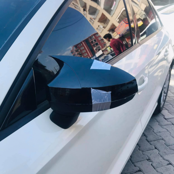 Sts Oto Aksesuar Audi A3 8v 2012-2019 Batman Yarasa Ayna Kapağı - 5