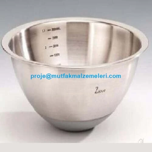 Çelik Karıştırma Kabı 3 LT
