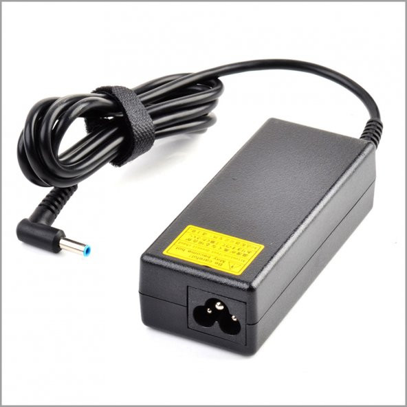 19.5 Volt 3.33 Amper 4.5x3.0 mm Mavi Uçlu HP Laptop Şarj Adaptörü