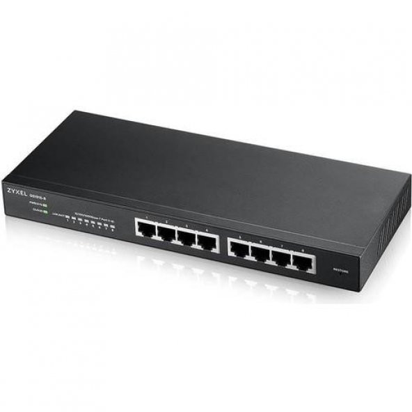 ZYXEL GS1915-8EP 8P 100/1000 SMART YÖNETİLEBİLİR POE HYBRID NEBULAFLEX SWITCH