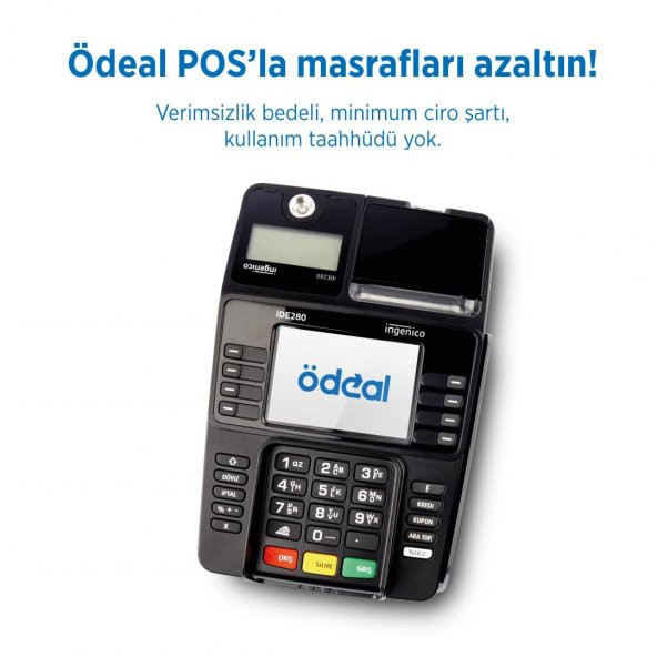 Ingenico IDE280 Masaüstü Yazar Kasa Pos - 4