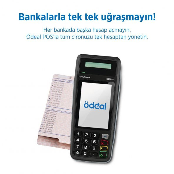 Ingenico Move 5000F Mobil Yazar Kasa Pos (Ödeme Hizmeti İçinde) - 2