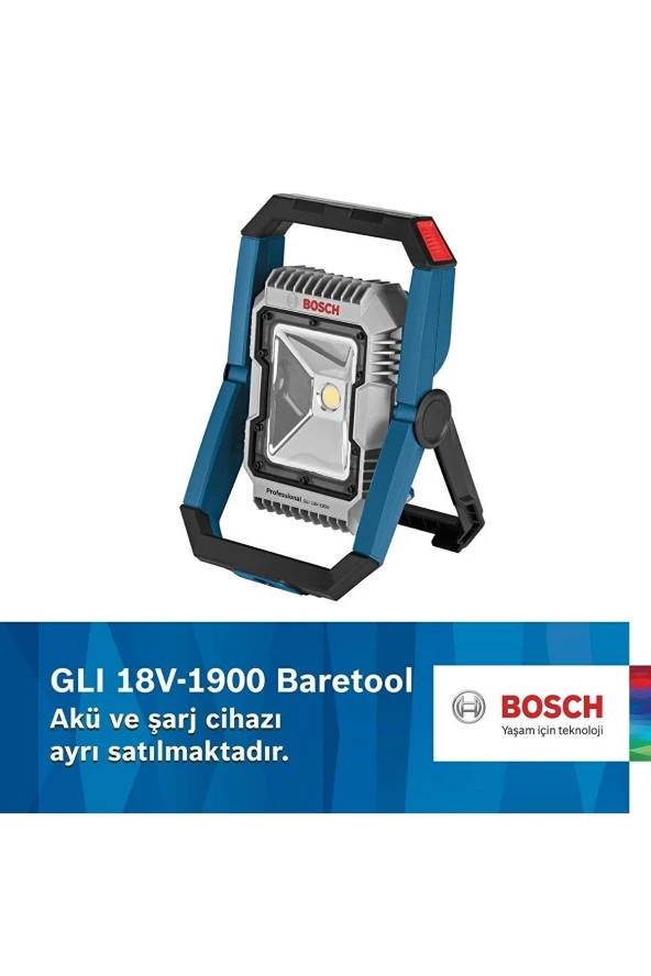 Bosch GLI 18V-1900 Akülü Fener Solo - 2