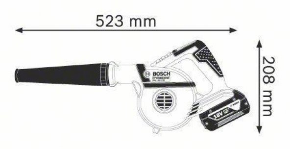 GBL 18V-120 AKÜLÜ ÜFLEYİCİ - 2