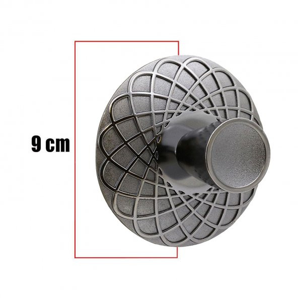 Çekmece Dolap Kapak Kulpu Kulbu 32 mm Füme Metal Kulp - Resim 4