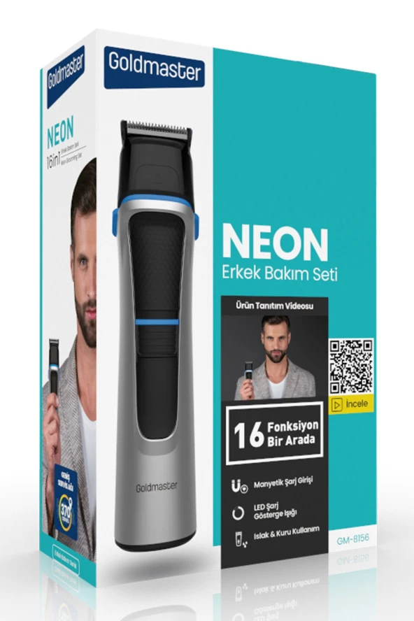 Goldmaster Neon GM-8156 Erkek Bakım Seti - 8