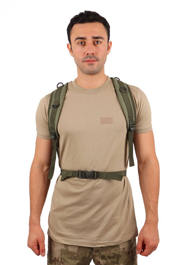42 Lt Haki Askeri Çanta - Lazer Kesim Taktik Çanta - 7