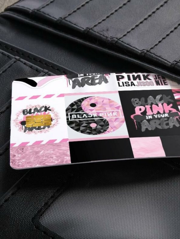 Blackpink Lisa Rose Jennie Kredi Kartı Kaplama Sticker Etiket - 3