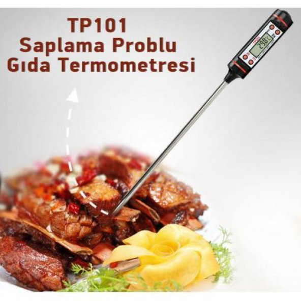 Dijital Gıda Termometresi Yemek Bebek Maması Sıcaklık Ölçer - 3