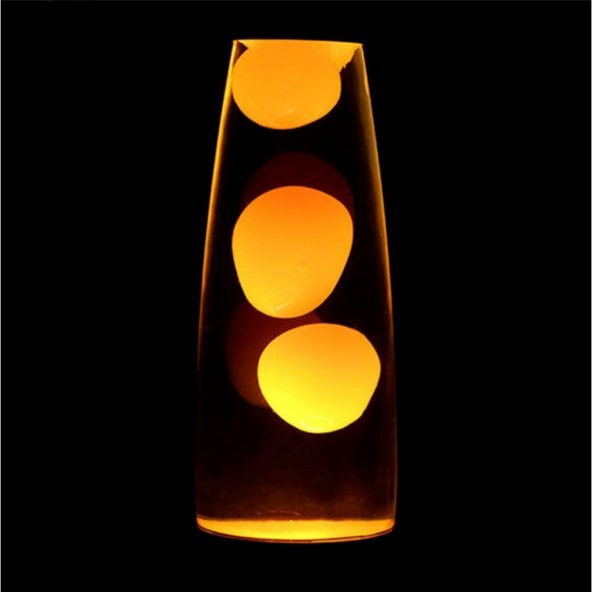 Lav Lambası Kırmızı Büyük Boy 41 cm Gece Lambası Lava Lamp Kırmızı - 3