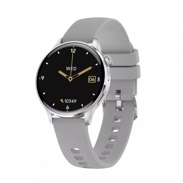 Şehr-i Pazar Watch G3 Pro Mini Gümüş Akıllı Saat Iphone ve Android Tüm Telefonlara Uyumlu
