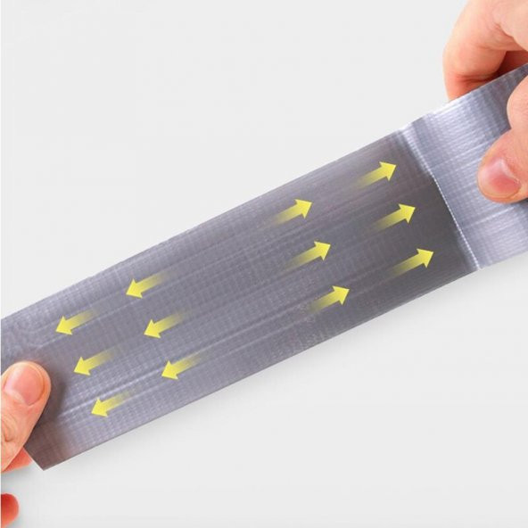 Bondit Güçlü Takviye Tamir Bandı Duct Tape Gri 48x10 metre - 4