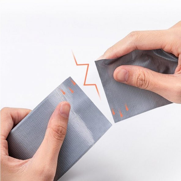Bondit Güçlü Takviye Tamir Bandı Duct Tape Gri 48x10 metre - 7