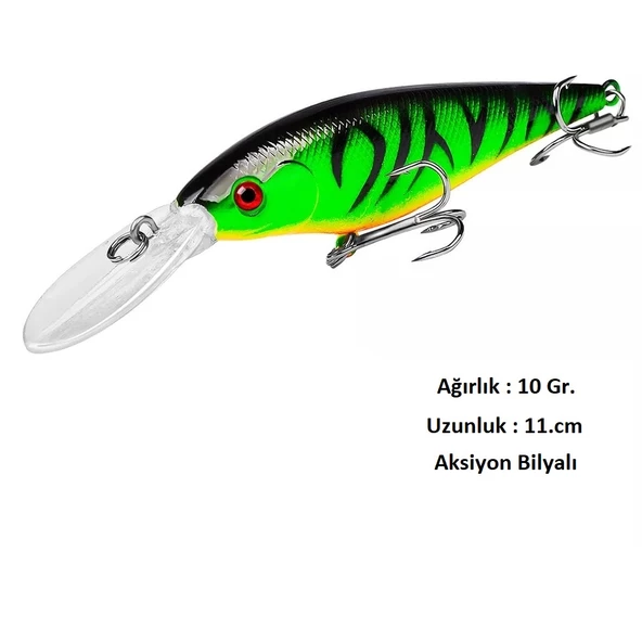 10Gr.SahteYem Lures Turna Rapala,Levrek,Lüfer,Çinekop,Rapala