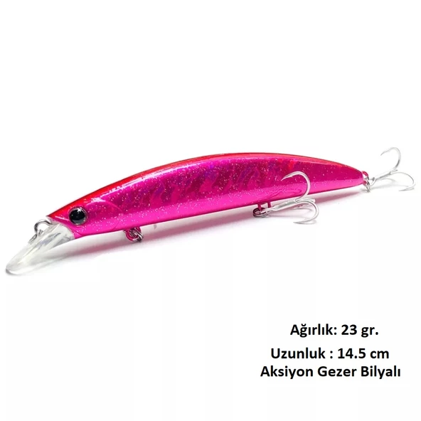 23gr.14.5cm Rapala Lures Suni yem,Levrek,Lüfer Ailesi Sahte Yapay Yem - 7