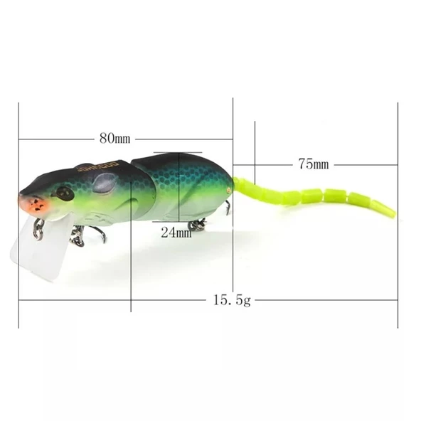 15.5 Gr.Fare Rapala Lures SahteYem SuniYem YapayYem - 5