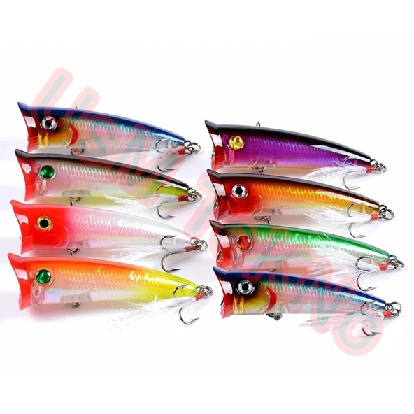 10.5Gr.Popper Rapala LuresSahte Yem Suni YemSu üstü YapayYem