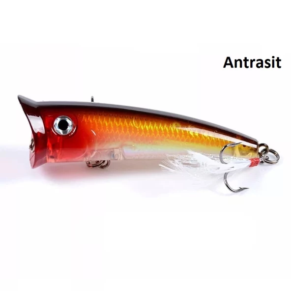10.5Gr.Popper Rapala LuresSahte Yem Suni YemSu üstü YapayYem - 9