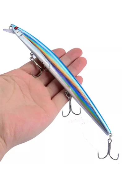 18 cm 24 gr.Lazer Turna Rapala,Levrek Rapala ,,Sahte Lures YapayYem2.Seri - Resim 4