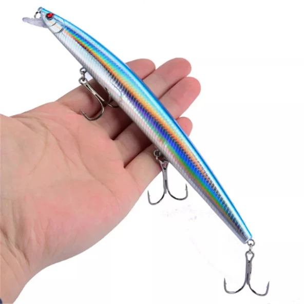 18 cm 24 gr.Lazer Turna Rapala,Levrek Rapala ,,Sahte Lures YapayYem2.Seri - Resim 7