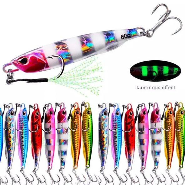 Jig Yem Glowlu 20 Gr.6cm Asist KancalıRapala Lures YapayYemSahteYem