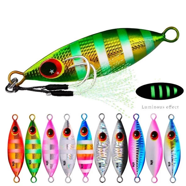 Jig YemGlowlu 20Gr.6cm Asist KancalıRapala Lures YapayYemSahteYem