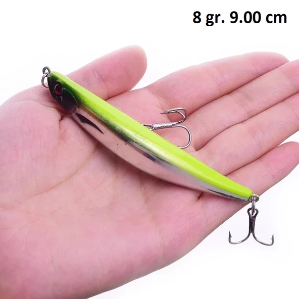8 Gr.Sahte Yem Lures Turna Levrek Rapala LüferAilesi JigYemZoka - 12