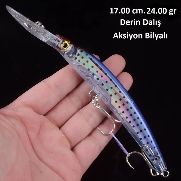 17cm Rapala,Turna Levrek Lüfer Ailesi ,Torik Sahte Lures YapayYem - 9