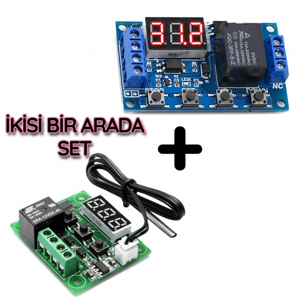 2li Set Kuluçka Makinesi Termostadı ,Kulauçka Zaman Modülü ,Zamanlayıcı Modül