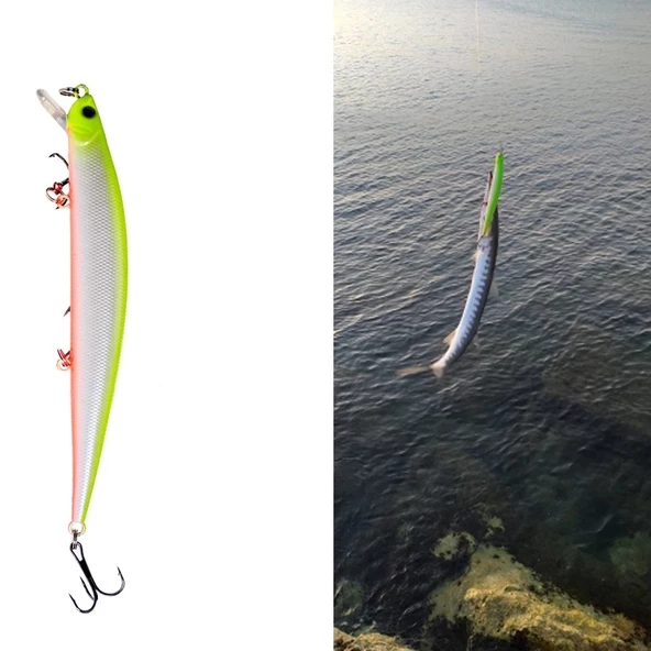 12Gr.Rapala SahteYem Lures Turna Levrek,Lüfer,Çinekop,Rapala A14 - 2