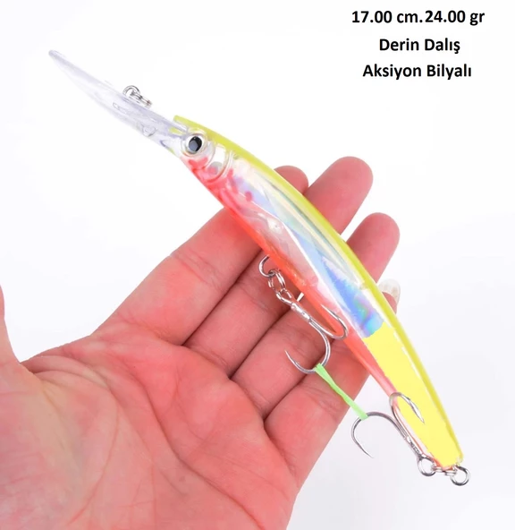 17cm Rapala,Turna Levrek Lüfer Ailesi ,Torik Sahte Lures YapayYem - 11