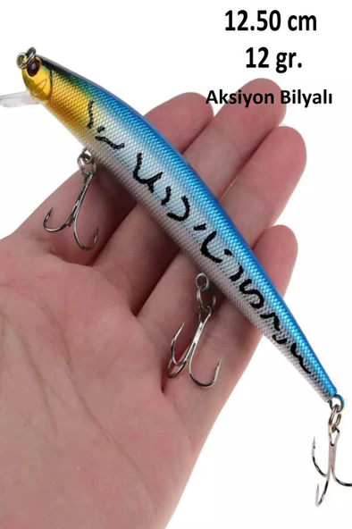 12Gr.Rapala SahteYem Lures Turna Levrek,Lüfer,Çinekop,Rapala A14 - 4