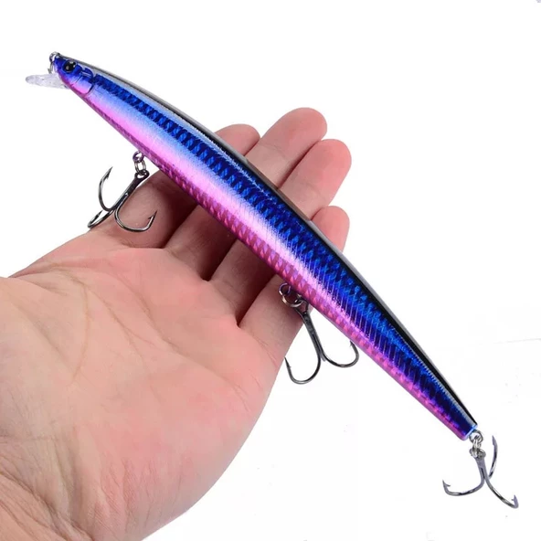 18 cm 24 gr.Lazer Turna Rapala,Levrek Rapala ,,Sahte Lures Yapay Yem - 2