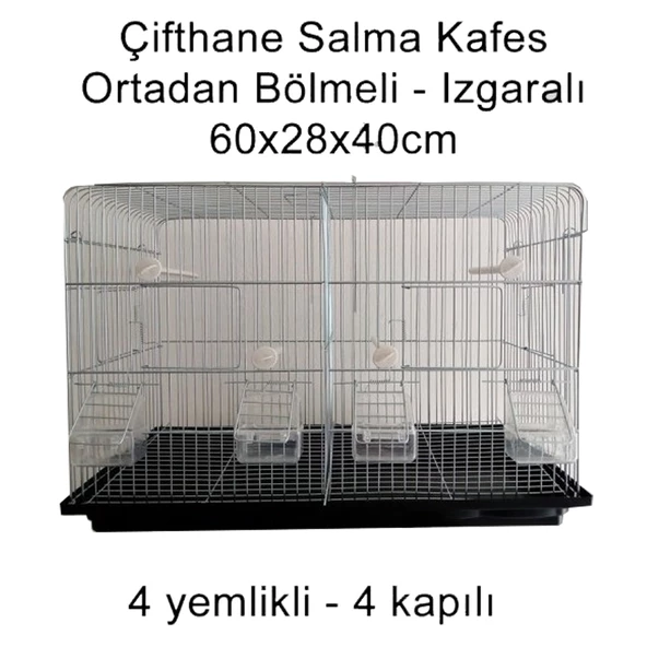 Muhabbet KafesiÜretim Kafesi Bölmeli Salma KafesKanarya KafesiÇifthane Kafes - 2