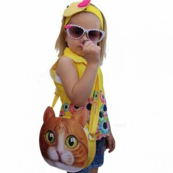 3D 3 Boyutlu Çanta Çocuk ve Genç Kız Sırt Omuz Çantası