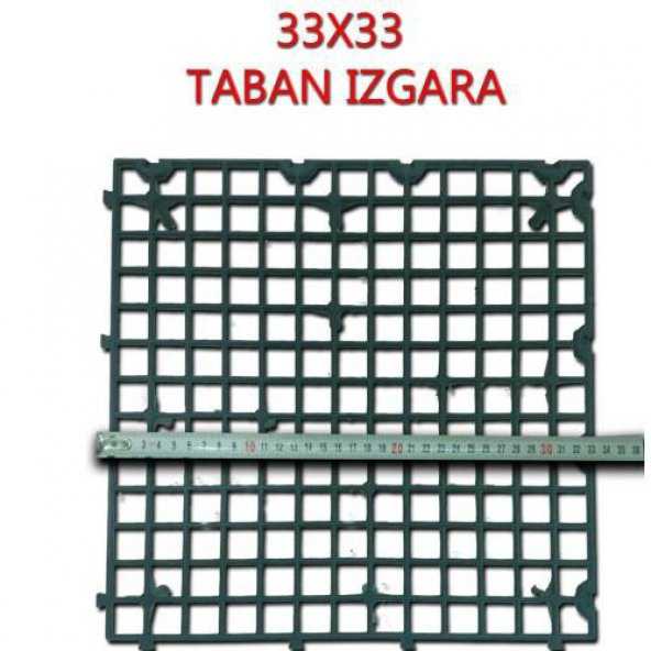 Güvercin Kümes Taban Izgarası 1 M2 Toplam 9 Adet Tavuk Taban Izgara,Yer Izgara 33x33 - 2