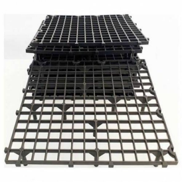 Güvercin Kümes Taban Izgarası 1 M2 Toplam 9 Adet Tavuk Taban Izgara,Yer Izgara 33x33 - 4