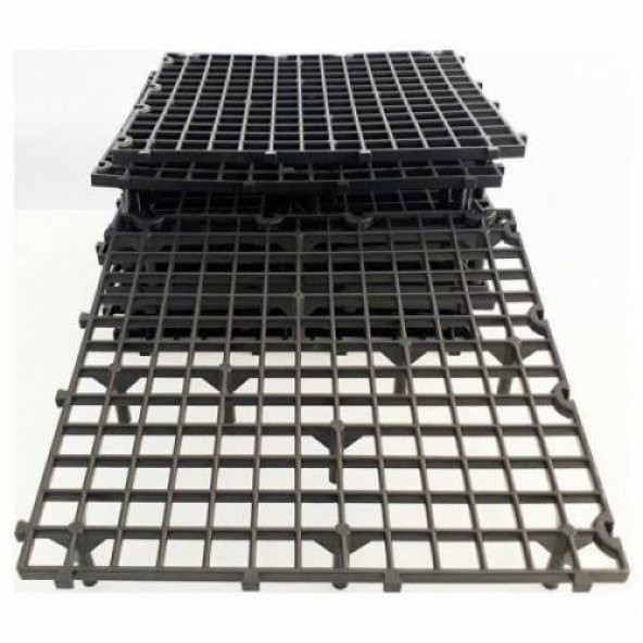 Güvercin Kümes Taban Izgarası (1 m2 9 adet ) Tavuk Taban Izgara,Yer Izgara Güvercin Izgarası 33x33 - 4