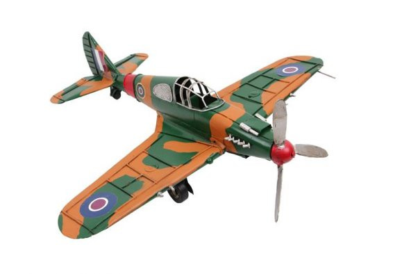 Metal Uçak Dekoratif Hediyelik - 5