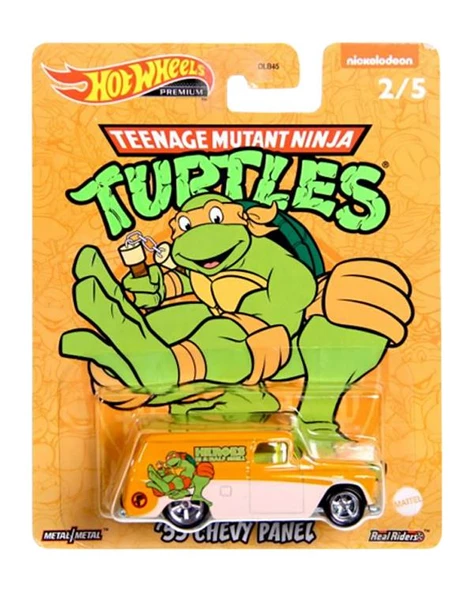 Hot Wheels Ninja Turtles Premium 55 Chevy Panel HCN88